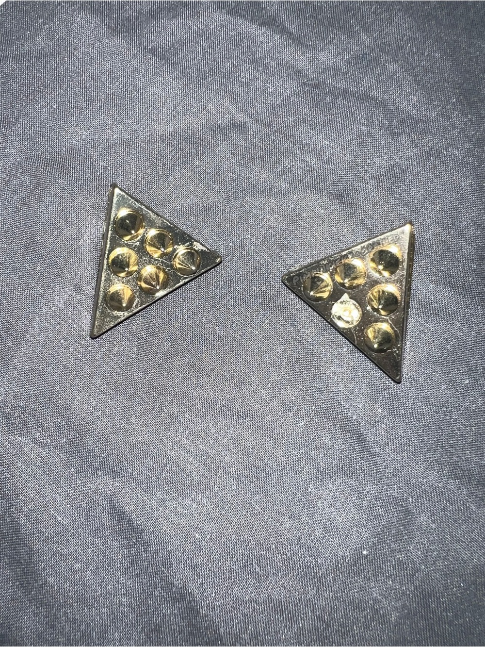ASOS spiked collar tips in gold